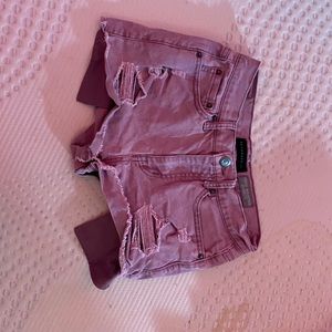 purple aeropostale jean shorts